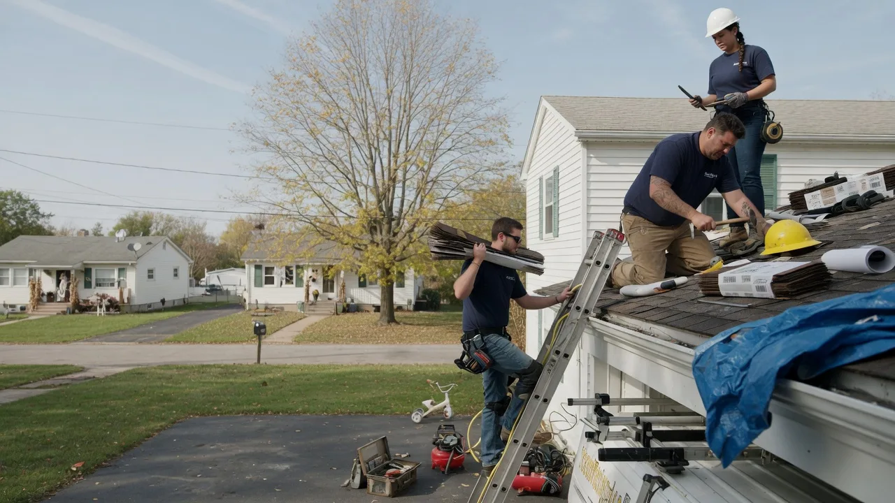 Local Roofing Contractors in New Century, KS near me